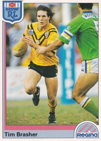 1992 Regina Common Card - Base 165 Tim Brasher Balmain Tigers