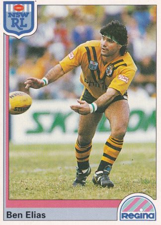 1992 Regina Common Card - Base 168 Ben Elias Balmain Tigers