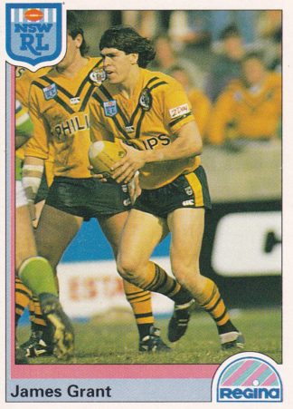1992 Regina Common Card - Base 169 James Grant Balmain Tigers