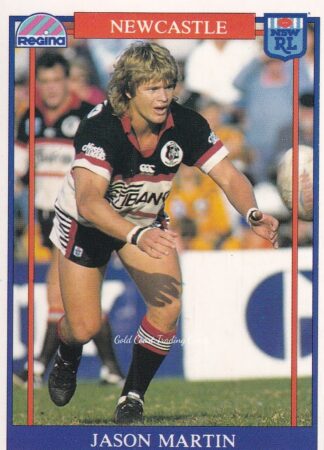1993 Regina Common Card - Base 006 Jason Martin Newcastle Knights
