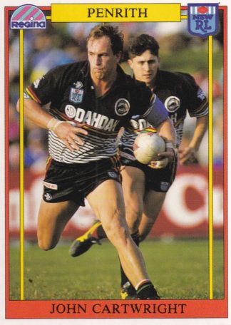 1993 Regina Common Card - Base 014 John Cartwright Penrith Panthers