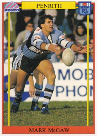 1993 Regina Common Card - Base 016 Mark McGaw Penrith Panthers
