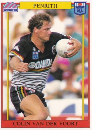 1993 Regina Common Card - Base 018 Colin Van Der Voort Penrith Panthers