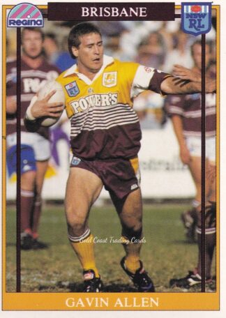 1993 Regina Common Card - Base 032 Gavin Allen Brisbane Broncos