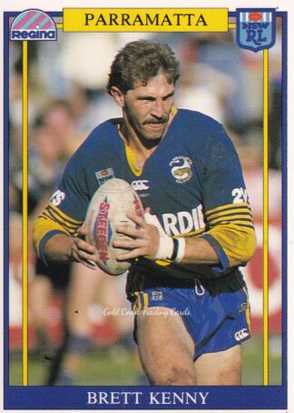 1993 Regina Common Card - Base 038 Brett Kenny Parramatta Eels