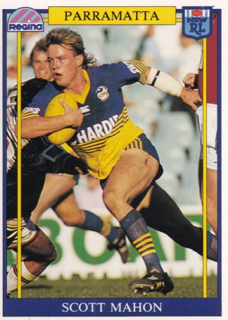 1993 Regina Common Card - Base 039 Scott Mahon Parramatta Eels