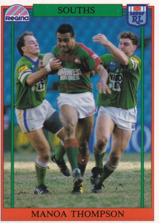 1993 Regina Common Card - Base 050 Manoa Thompson South Sydney Rabbitohs