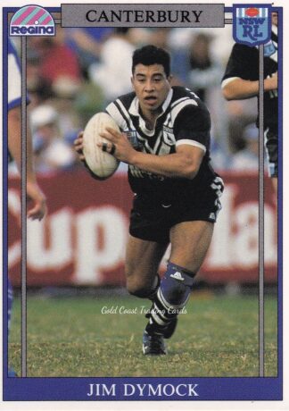1993 Regina Common Card - Base 064 Jim Dymock Canterbury Bulldogs