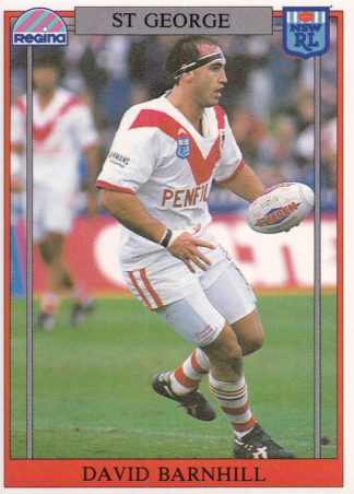 1993 Regina Common Card - Base 065 David Barnhill St George Dragons
