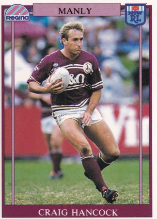 1993 Regina Common Card - Base 076 Craig Hancock Manly Sea Eagles