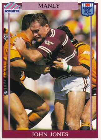 1993 Regina Common Card - Base 079 John Jones Manly Sea Eagles