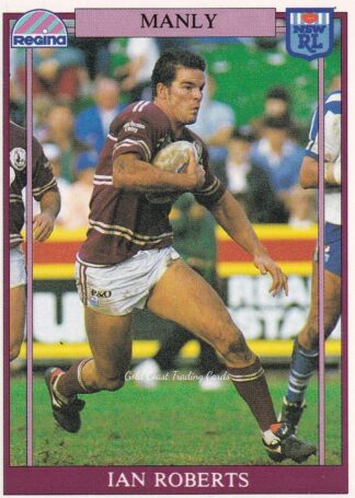1993 Regina Common Card - Base 083 Ian Roberts Manly Sea Eagles