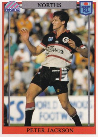 1993 Regina Common Card - Base 091 Peter Jackson North Sydney Bears
