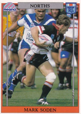 1993 Regina Common Card - Base 096 Mark Soden North Sydney Bears