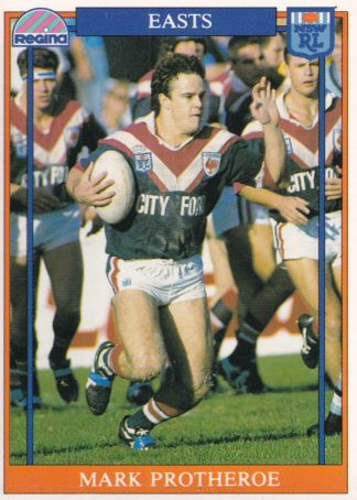 1993 Regina Common Card - Base 112 Mark Protheroe Eastern Suburbs Roosters