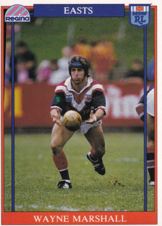 1993 Regina Common Card - Base 117 Wayne Marshall Eastern Suburbs Roosters