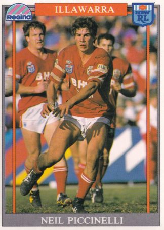 1993 Regina Common Card - Base 122 Neil Piccinelli Illawarra Steelers