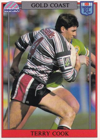 1993 Regina Common Card - Base 137 Terry Cook Gold Coast Seagulls