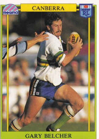 1993 Regina Common Card - Base 140 Gary Belcher Canberra Raiders