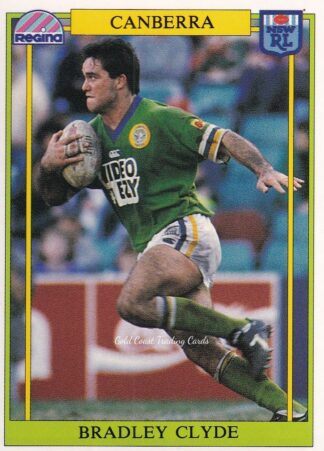 1993 Regina Common Card - Base 141 Bradley Clyde Canberra Raiders