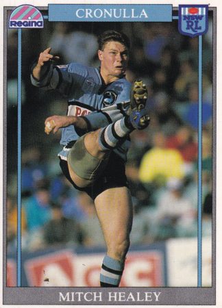1993 Regina Common Card - Base 167 Mitch Healey Cronulla Sharks