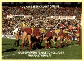 The NRL Trading Card Specialists 7 1990 MMI Insurance Rugby League Series - 30 Brisbane Defence