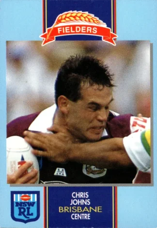 1993 Fielders Bread NSWRL Cards - 003 Chris Johns Brisbane Broncos