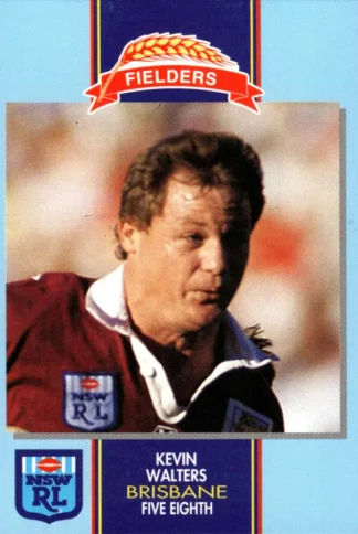 1993 Fielders Bread NSWRL Cards - 006 Kevin Walters Brisbane Broncos