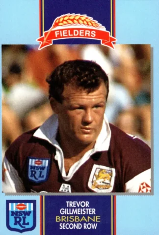 1993 Fielders Bread NSWRL Cards - 012 Trevor Gillmeister Brisbane Broncos