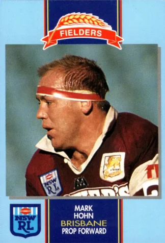 1993 Fielders Bread NSWRL Cards - 015 Mark Hohn Brisbane Broncos
