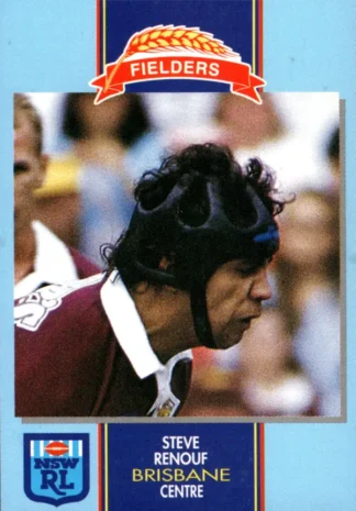 1993 Fielders Bread NSWRL Cards - 016 Steve Renouf Brisbane Broncos