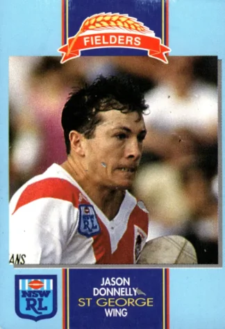 1993 Fielders Bread NSWRL Cards - 025 Jason Donnelly St George Dragons