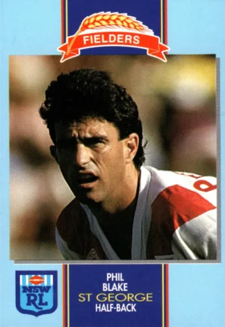 1993 Fielders Bread NSWRL Cards - 027 Phil Blake St George Dragons