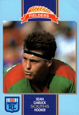 1993 Fielders Bread NSWRL Cards - 058 Sean Garlick South Sydney Rabbitohs