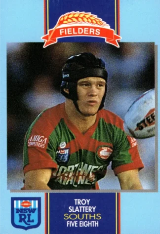 1993 Fielders Bread NSWRL Cards - 060 Troy Slattery South Sydney Rabbitohs