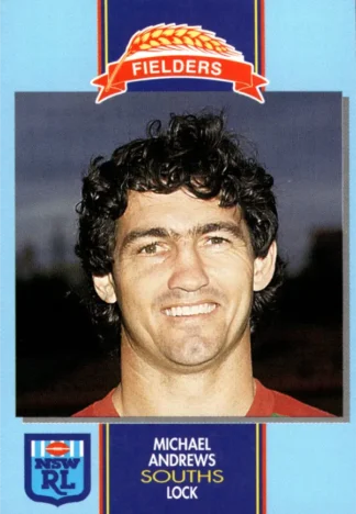 1993 Fielders Bread NSWRL Cards - 061 Michael Andrews South Sydney Rabbitohs