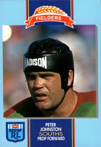 1993 Fielders Bread NSWRL Cards - 062 Peter Johnston South Sydney Rabbitohs