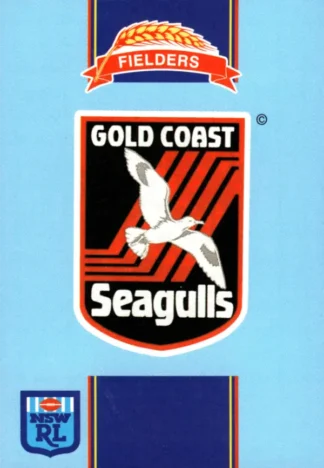 1993 Fielders Bread NSWRL Cards - 065 Gold Coast Seagulls Logo