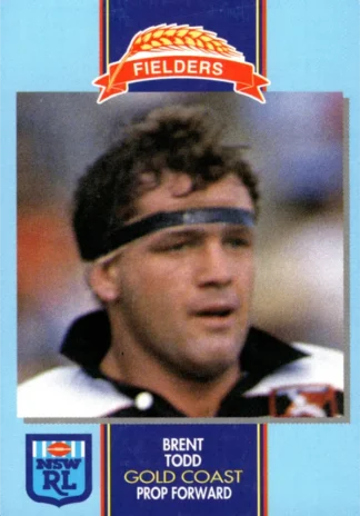 1993 Fielders Bread NSWRL Cards - 068 Brent Todd Gold Coast Seagulls