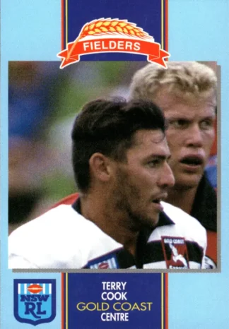 1993 Fielders Bread NSWRL Cards - 069 Terry Cook Gold Coast Seagulls