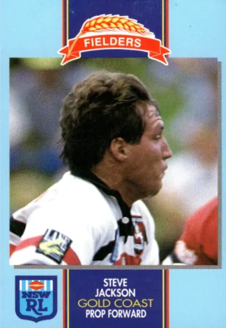 1993 Fielders Bread NSWRL Cards - 070 Steve Jackson Gold Coast Seagulls