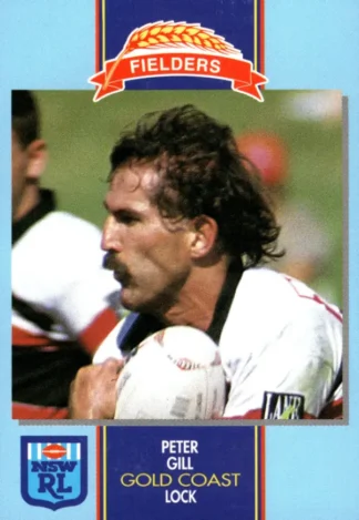 1993 Fielders Bread NSWRL Cards - 071 Peter Gill Gold Coast Seagulls