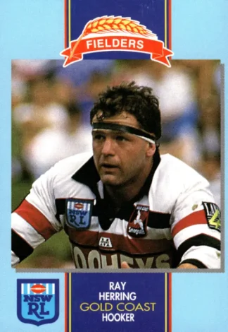 1993 Fielders Bread NSWRL Cards - 072 Ray Herring Gold Coast Seagulls