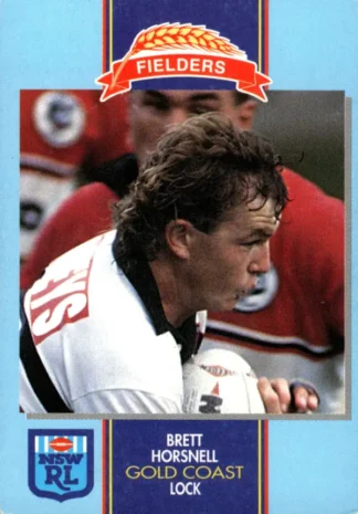 1993 Fielders Bread NSWRL Cards - 076 Brett Horsnell Gold Coast Seagulls