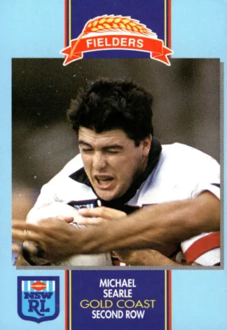 1993 Fielders Bread NSWRL Cards - 077 Michael Searle Gold Coast Seagulls