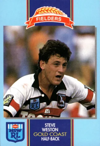 1993 Fielders Bread NSWRL Cards - 079 Steve Weston Gold Coast Seagulls