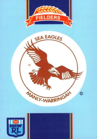 1993 Fielders Bread NSWRL Cards - 081 Manly Sea Eagles Logo