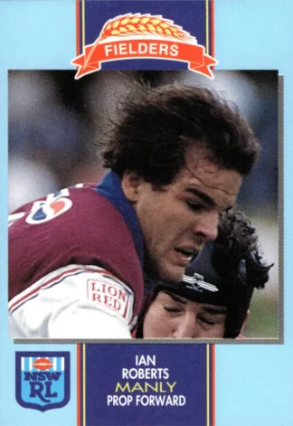1993 Fielders Bread NSWRL Cards - 085 Ian Roberts Manly Sea Eagles