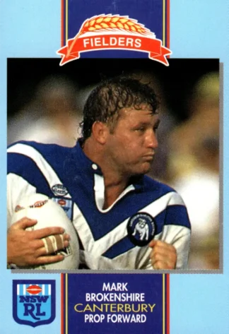1993 Fielders Bread NSWRL Cards - 111 Mark Brokenshire Canterbury Bulldogs