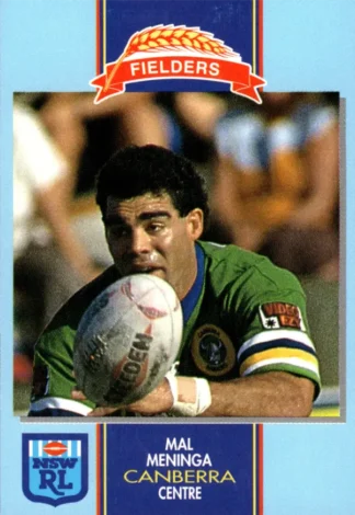 1993 Fielders Bread NSWRL Cards - 114 Mal Meninga Canberra Raiders